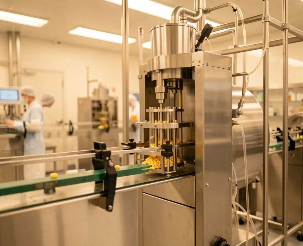 GMP-certified manufacturing facility interior